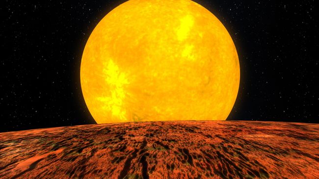 Представление художника о планете Kepler-10b Представление художника о планете Kepler-10b