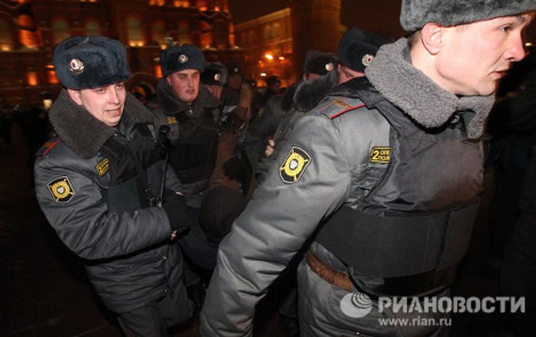 Усиление мер безопасности в районе Манежной площади Усиление мер безопасности в районе Манежной площади