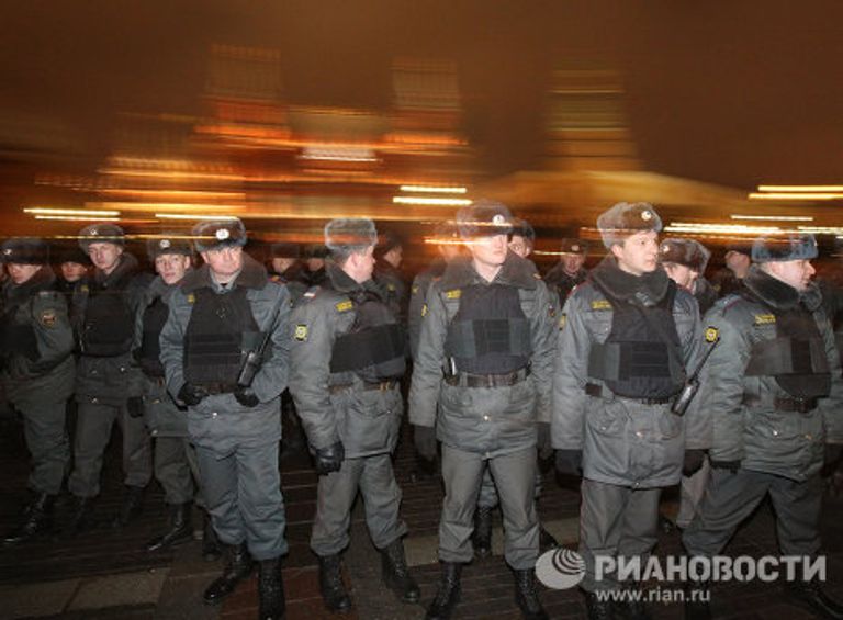 Усиление мер безопасности в районе Манежной площади Усиление мер безопасности в районе Манежной площади