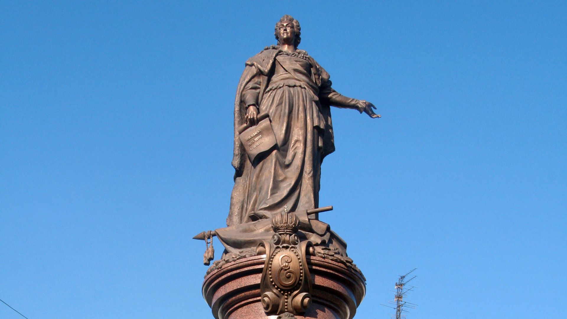 Памятник Екатерине ІІ в Одессе Памятник Екатерине ІІ в Одессе - РИА Новости, 1920, 31.08.2022