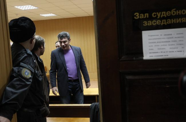 Рассмотрение жалобы на арест Бориса Немцова в Тверском суде Москвы Рассмотрение жалобы на арест Бориса Немцова в Тверском суде Москвы