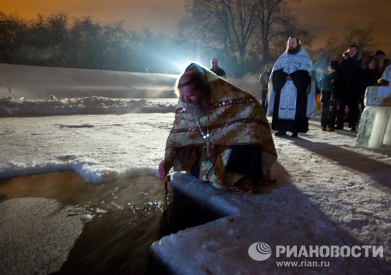 Празднование Крещения Господня в России Празднование Крещения Господня в России