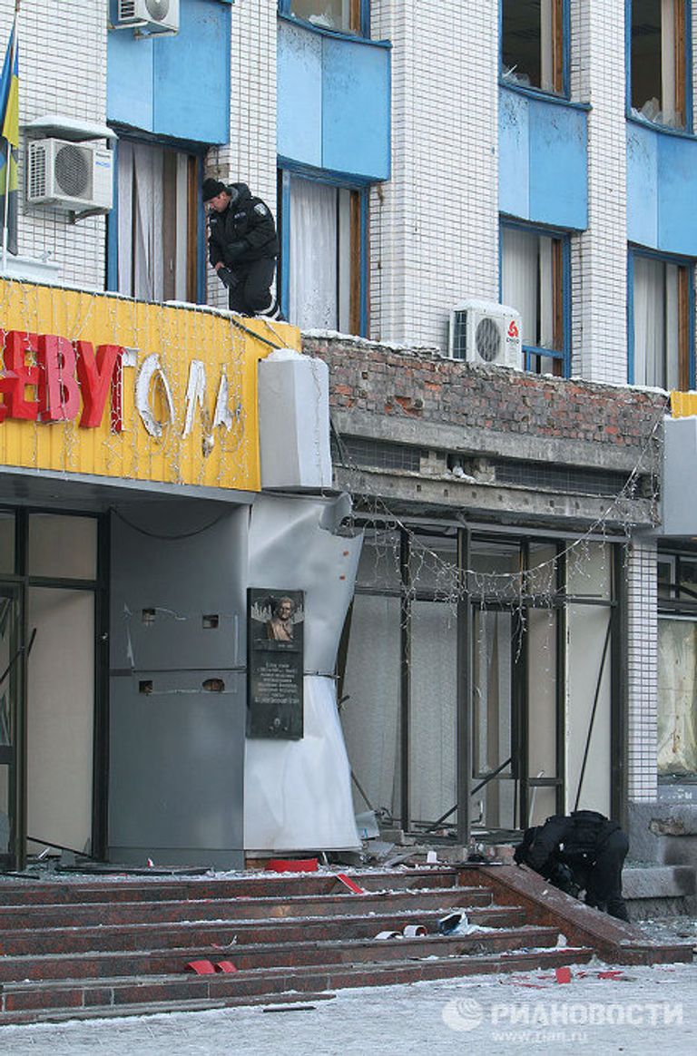 Взрыв в городе Макеевка Взрыв в городе Макеевка