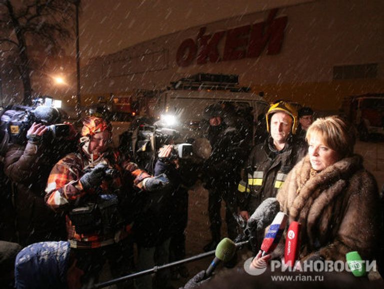 Обрушение кровли в сетевом магазине О'кей в Санкт-Петербурге Обрушение кровли в сетевом магазине О'кей в Санкт-Петербурге