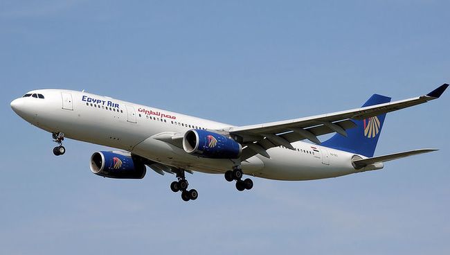 Аэробус авиакомпании Egyptair
