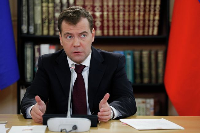 Президент России Дмитрий Медведев