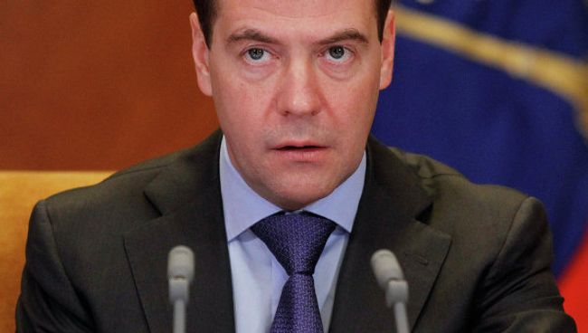 Президент РФ Д.Медведев. Архив