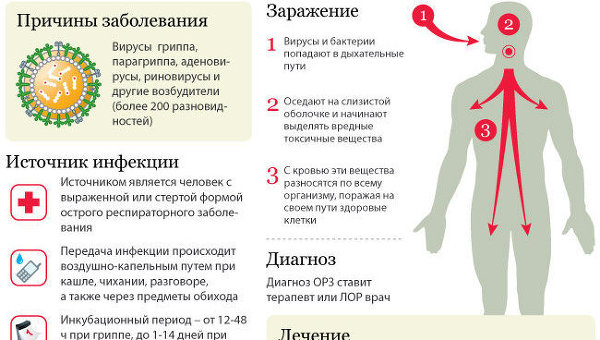ОРЗ: симптомы и лечение