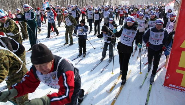 Лыжня России в Приморье