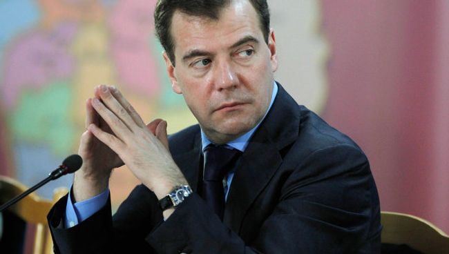 Президент России Дмитрий Медведев. Архив