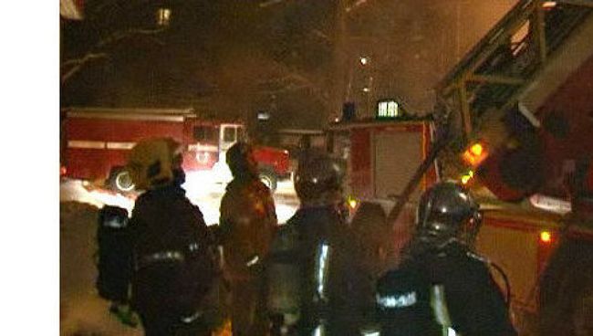 Пожар в здании отдела судебных приставов в Москве Пожар в здании отдела судебных приставов в Москве