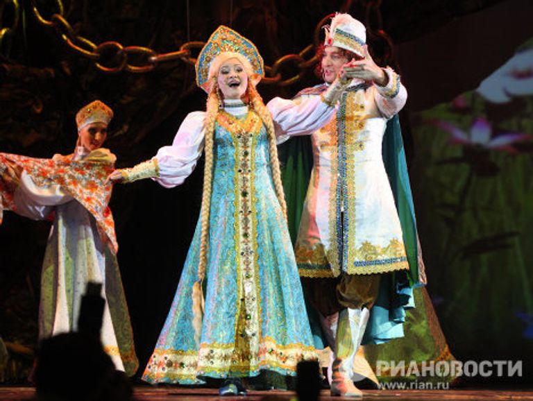Сцена из мюзикла Лукоморье Сцена из мюзикла Лукоморье
