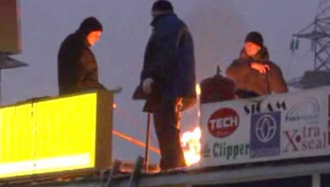 Чистка снега в Москве