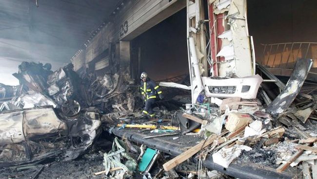 Последствия землетрясения на севере Японии в Сендай