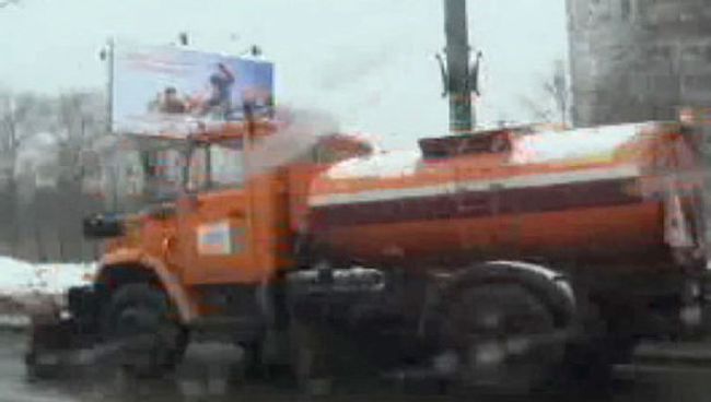 Уборка улиц в Москве