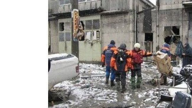 Спасательная операция МЧС России в японском городе Сендай 