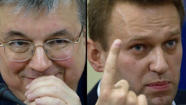 Ярослав Кузьминов и Алексей Навальный