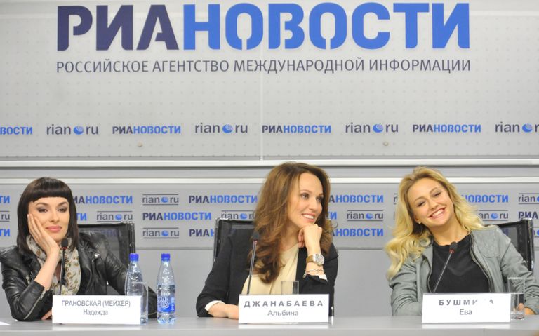 Пресс-конференция, посвященная юбилейному концерту группы ВИА Гра Пресс-конференция, посвященная юбилейному концерту группы ВИА Гра
