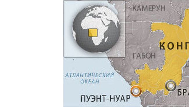 Жилой квартал Пуант-Нуар (Pointe-Noire) на юге республики Конго