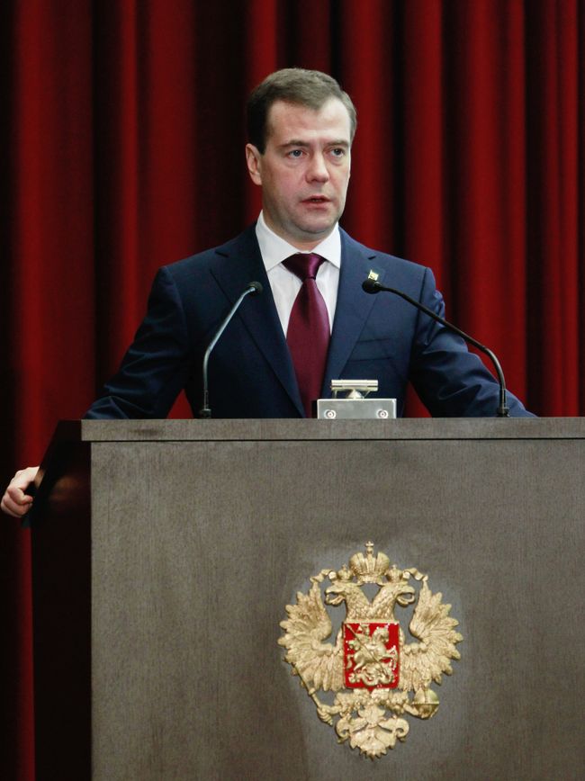 Президент РФ Дмитрий Медведев. Архив