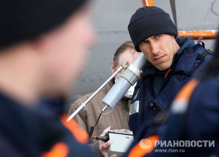 Встреча спасателей МЧС России, прибывших из Японии, на аэродроме Раменское Встреча спасателей МЧС России, прибывших из Японии, на аэродроме Раменское