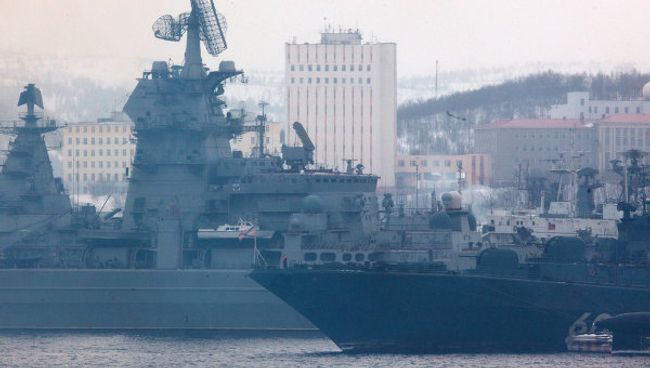 Военные учения Северного флота ВМФ России. Архивное фото