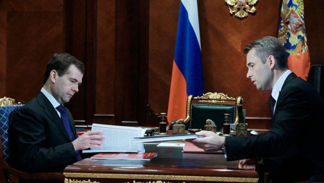 Встреча Дмитрия Медведева с Павлом Астаховым