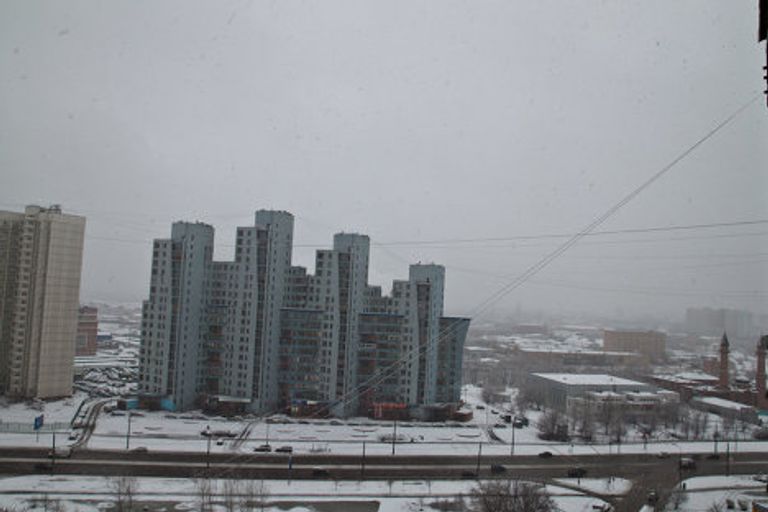 Снег в Москве