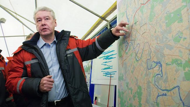 Сергей Собянин посетил место строительства Алабяно-Балтийского тоннеля Сергей Собянин посетил место строительства Алабяно-Балтийского тоннеля