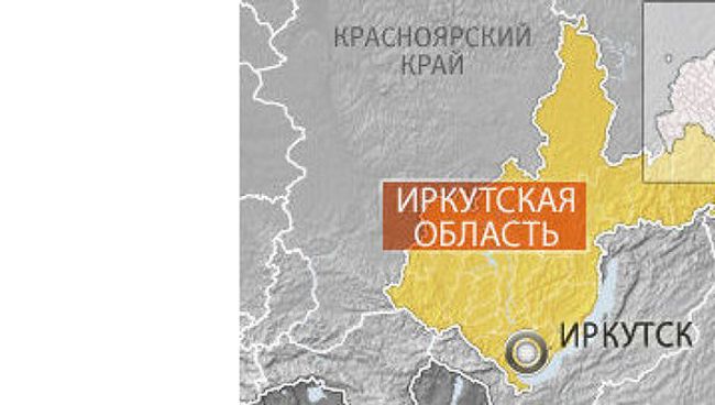 Иркутская область. Карта
