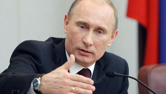 Выступление премьер-министра РФ В.Путина на пленарном заседании Госдумы