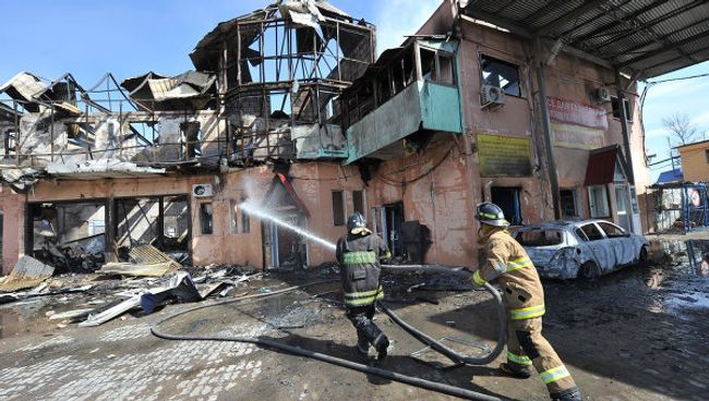 Пожар на газораспределительной станции в поселке Западный Одинцовского района