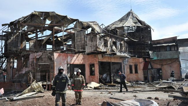 Пожар на газораспределительной станции в поселке Западный Одинцовского района