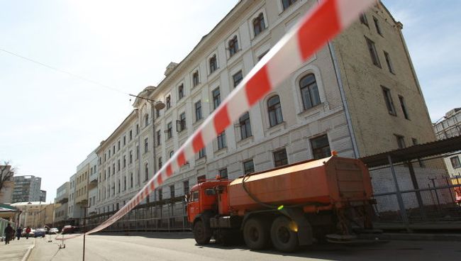 Историческое здание на улице Большая Якиманка в центре Москвы Историческое здание на улице Большая Якиманка в центре Москвы