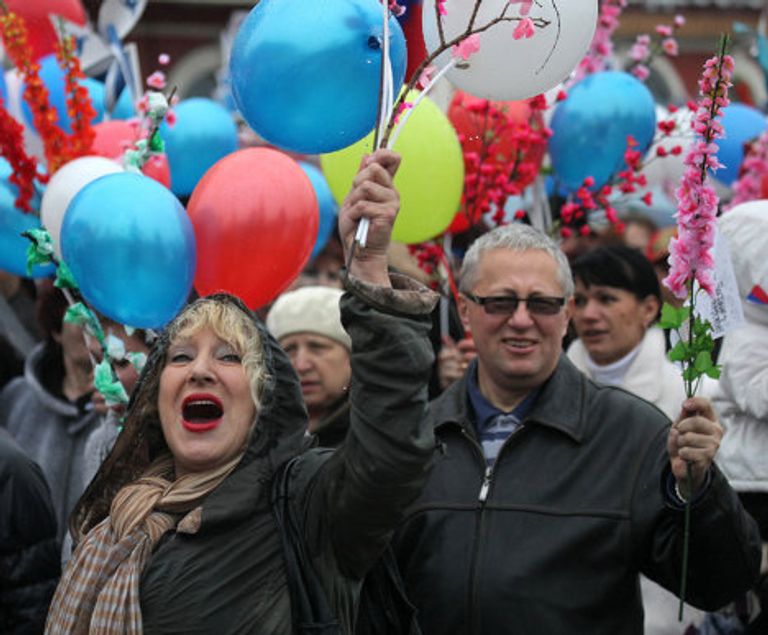 Первомайские демонстрации в регионах России Первомайские демонстрации в регионах России