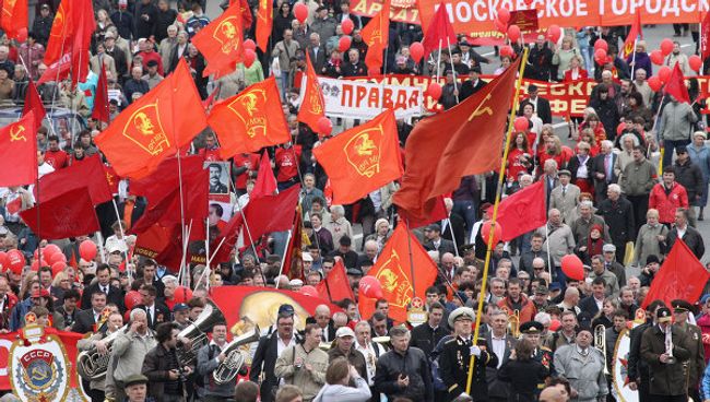 Первомайские демонстрации в Москве