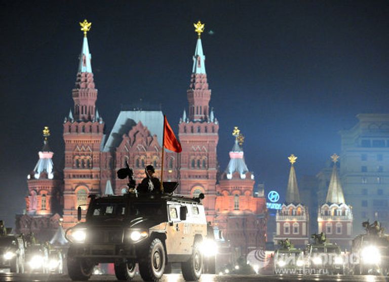 Репетиция парада Победы на Красной Площади Репетиция парада Победы на Красной Площади