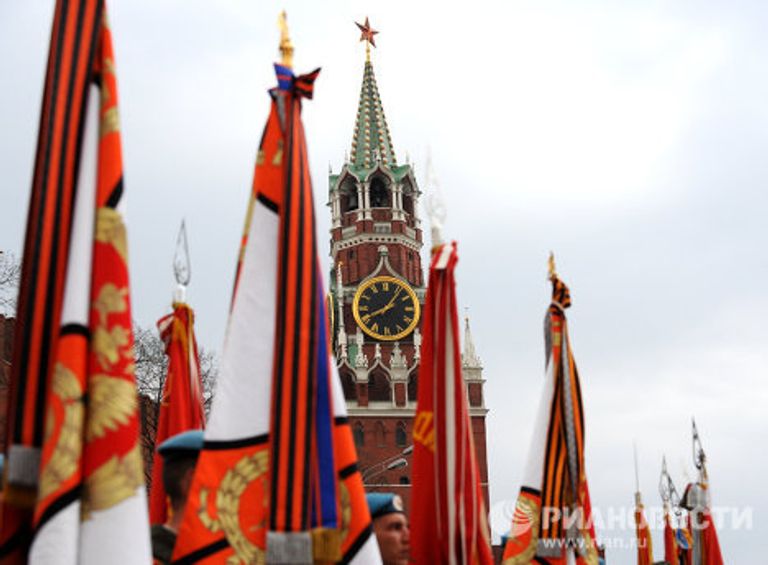 Репетиция парада Победы на Красной Площади Репетиция парада Победы на Красной Площади