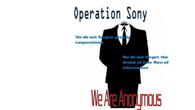 12 апреля Anonymous атаковали серверы Sony 