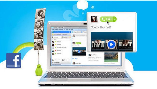 Facebook запустит в среду функцию видеозвонков на базе Skype - СМИ