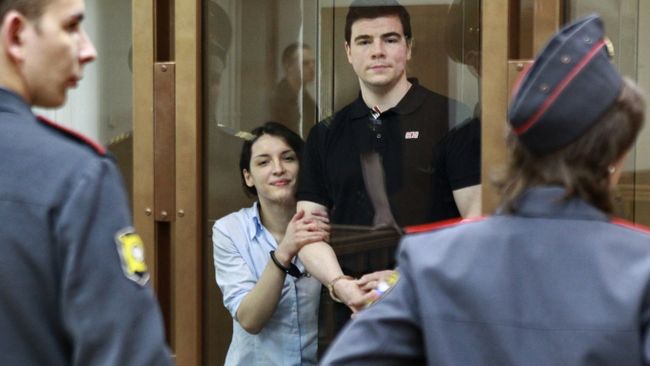 Оглашение приговора Никите Тихонову и Евгении Хасис. Архивное фото