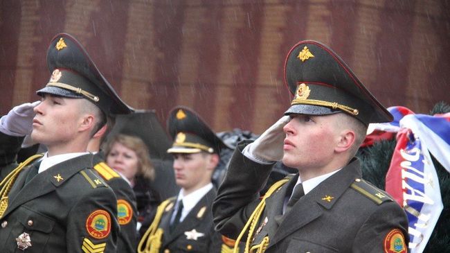 Парад в Белогорске