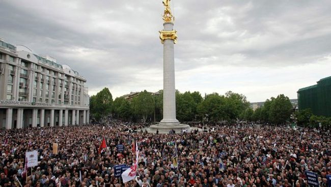 Акция оппозиции в Тбилиси 21 мая 2011 года Акция оппозиции в Тбилиси 21 мая 2011 года