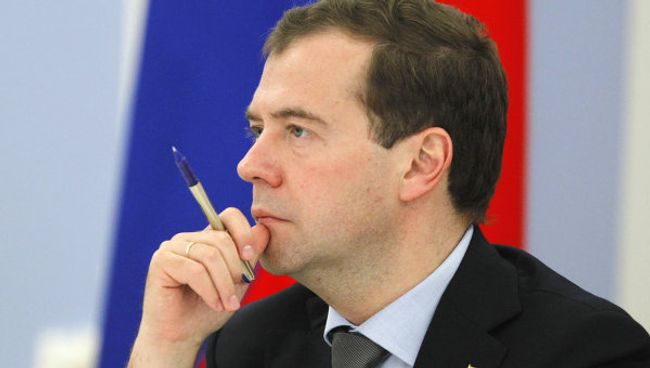 Президент России Дмитрий Медведев. Архив
