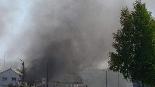 Пожар на АЗС в Костроме Пожар на АЗС в Костроме
