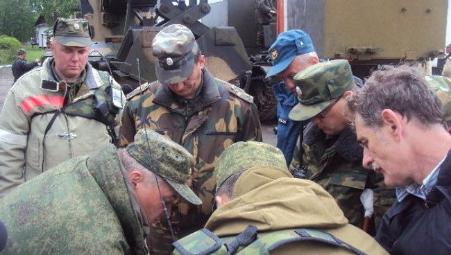 Последствия взрывов в воинской части в Башкирии