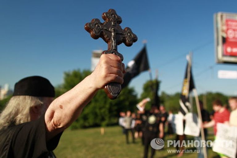 Акция протеста против ареста Ратко Младича прошла у посольства Сербии в Москве Акция протеста против ареста Ратко Младича прошла у посольства Сербии в Москве