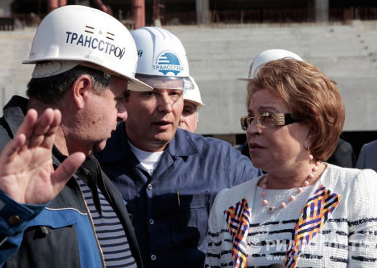 Строительство нового футбольного стадиона Зенит на Крестовском острове в Санкт-Петербурге Строительство нового футбольного стадиона Зенит на Крестовском острове в Санкт-Петербурге