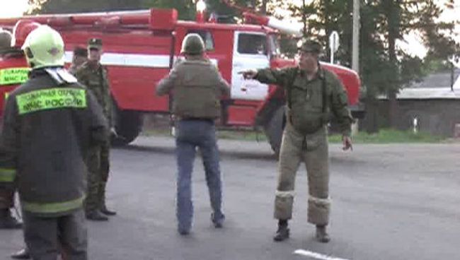 Взрывы и пожар на артиллерийском арсенале в Удмуртии