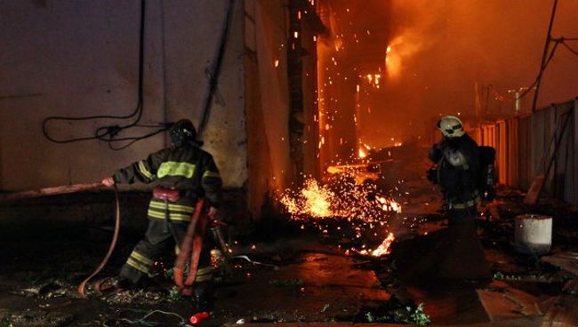 Пожар в общежитии на Востоке Москвы Пожар в общежитии на Востоке Москвы